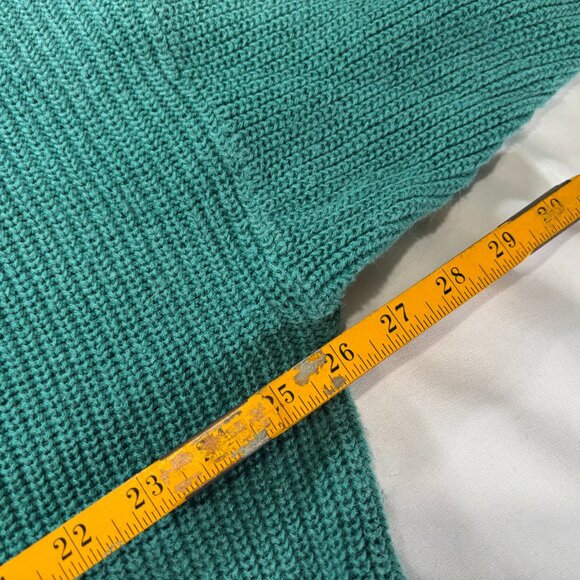 Weekends Teal vintage sweater XL  Lot J - Picture 7 of 8